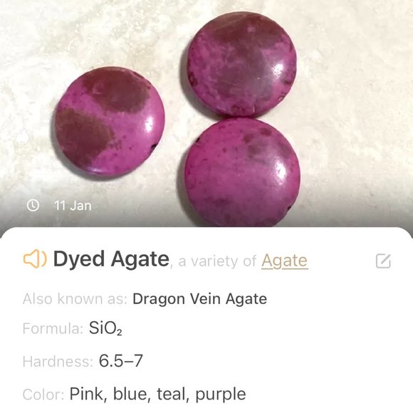 2/$20, Viva Magenta Agate Boho Bracelet, Chunky Bold Statement Copper Chain - Picture 8 of 9